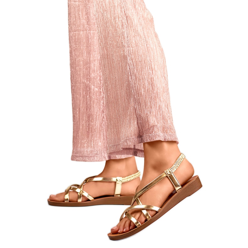 Női szandál PS07GO arany aranysárga