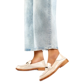 Női cipő díszítéssel 24-58233BE bézs