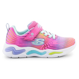 Skechers S-Lights Wavy Beams cipő 302338L-PKMT rózsaszín