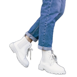 Brayna világos bézs színű hőszigetelt bokacsizma