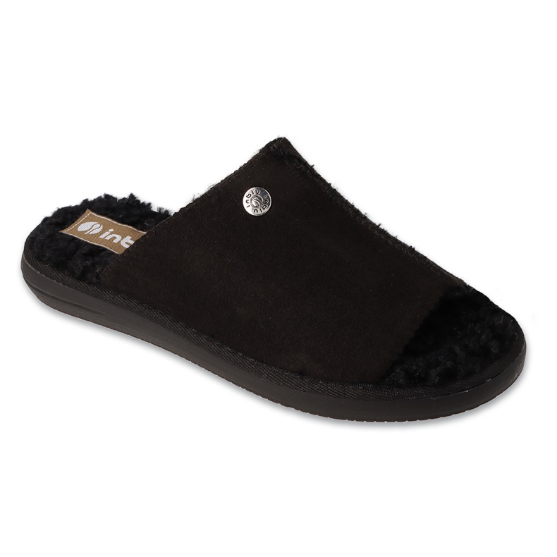 Inblu női papucs szigetelt szőrmével 155D161 fekete