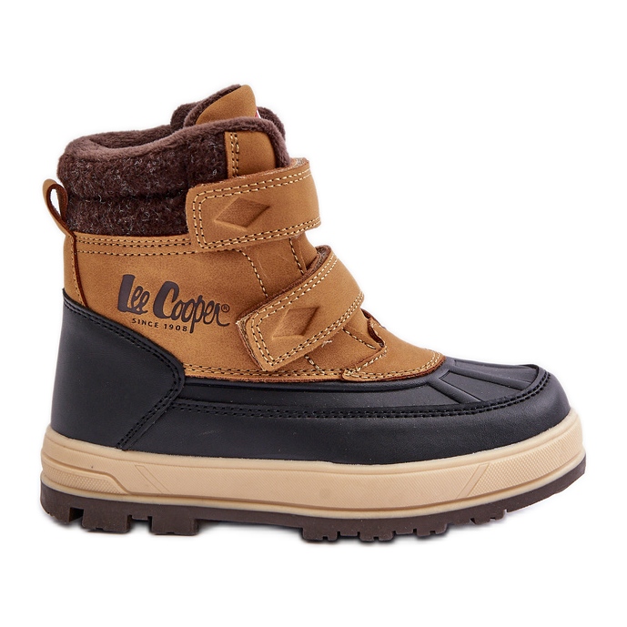 Szigetelt hócsizma fiúknak Lee Cooper LCJ-23-01-2059 Camel barna