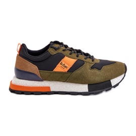 Férfi szigetelt tornacipő Lee Cooper LCJ-24-03-3007 zöld