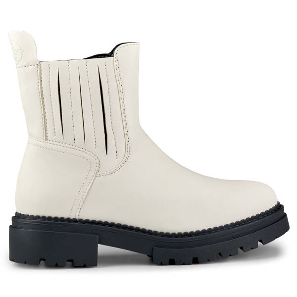 Női hőszigetelt Chelsea csizma, bézs 250041BE-PU