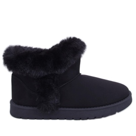 Rövid emus rövidnadrág bundával, Sissoi Black fekete