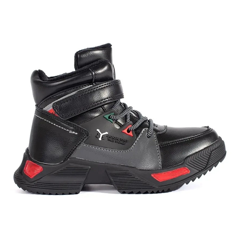 Fekete szigetelt fiúcsizma