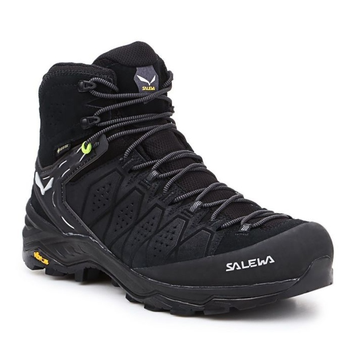 Salewa Ms Alp Trainer 2 Mid Gtx trekking cipő 61382-0971 fekete Salewa Ms Alp Trainer 2 Mid Gtx trekking cipő 61382-0971 fekete