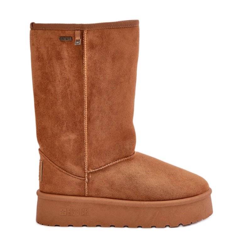 High Platform Snow Boots Big Star OO274893 Camel barna