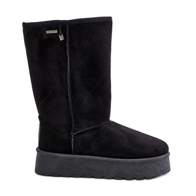 High Platform Snow Boots Big Star OO274895 Fekete