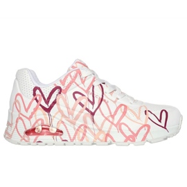 Skechers Uno Spread The Love 155507-WCRL cipő fehér Skechers Uno Spread The Love 155507-WCRL cipő fehér