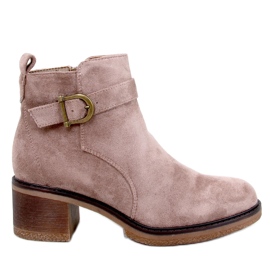 Duncans Khaki alacsony sarkú bokacsizma bézs