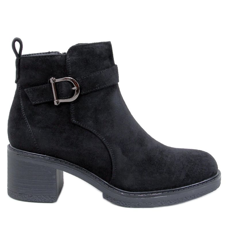 Duncans Fekete alacsony sarkú bokacsizma