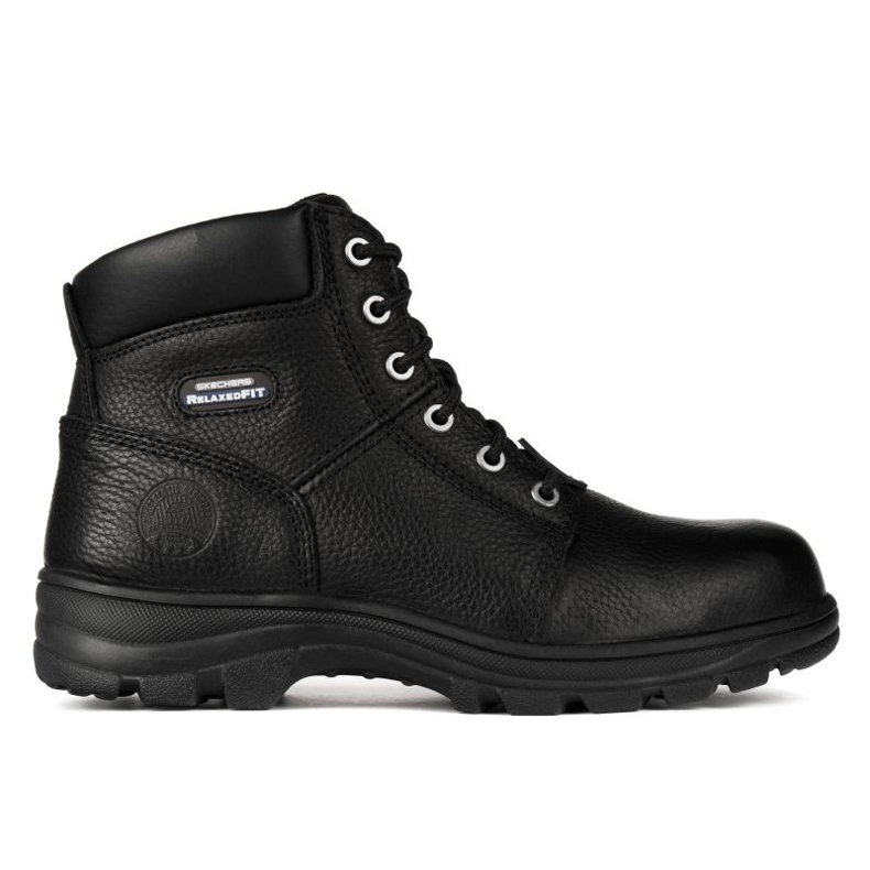 Skechers Workshire 77009EC/BLK cipő fekete