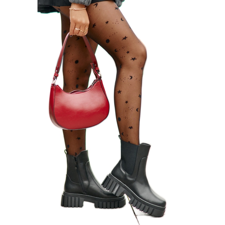 S. BARSKI S.Barski HY42-975 Fekete Chelsea csizma