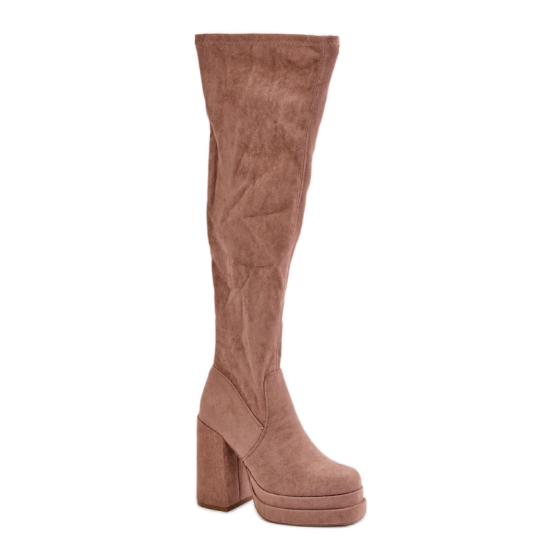 8669-es modell bézs csizma