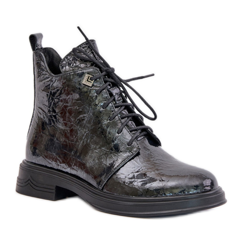 Da LZ42-042 Fekete/szürke bokacsizma