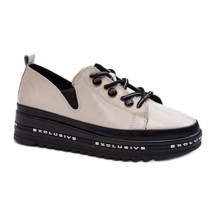 S. BARSKI S.Barski LR620 bézs cipő -