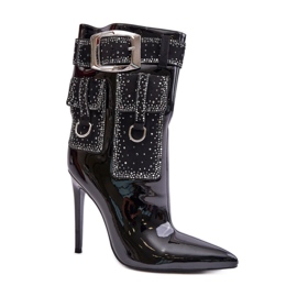 Modell 77-CD Fekete csizma