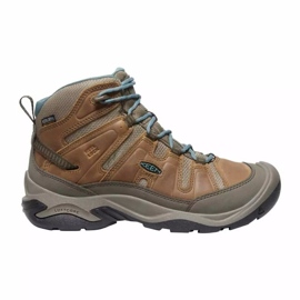 KEEN Circadia Mid Wp Toasted COCONUT/NORTH Atlantic Trekking Shoes KE-1026764 barna