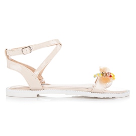 Vices Lakkozott szandál pillangóval barna Vices Lakkozott szandál pillangóval barna