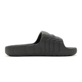 Adidas Adilette 22 Grey Five férfi flip-flop, életmód, divatos nyáron, fekete (HP6522) szürke