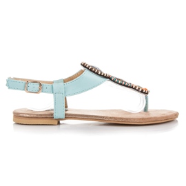 Vices Dekoratív papucs csattal kék