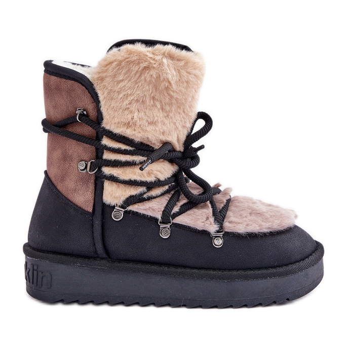 Női hócsizma bundával D.Franklin DFSH370012 Fekete Női hócsizma bundával D.Franklin DFSH370012 Fekete