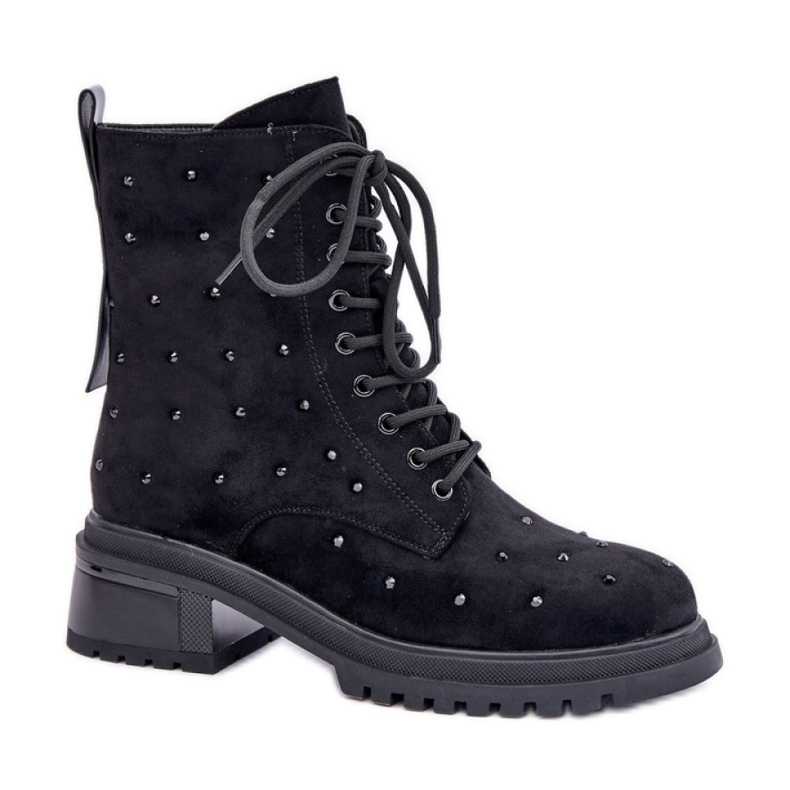 Női dolgozók strasszokkal MR880-017 fekete