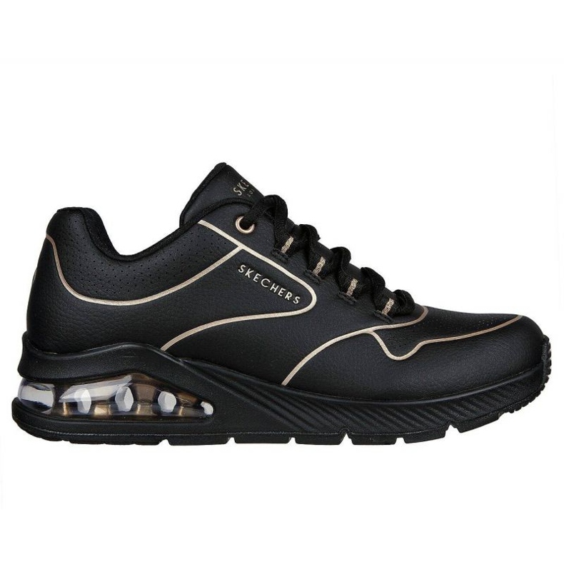 Skechers Uno 2 Golden Trim cipő 155637-BKGD fekete