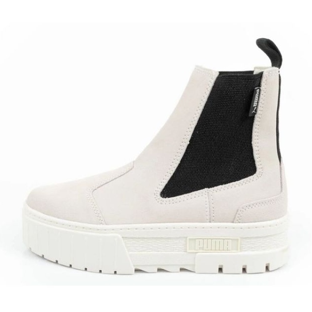 Puma Mayze Chelsea Velúr cipő 382829 02 bézs