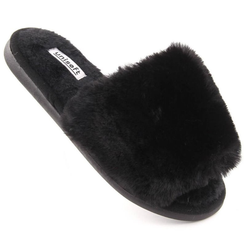 Otthoni papucs szőrmével Unisoft 6644 fekete Otthoni papucs szőrmével Unisoft 6644 fekete