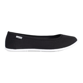 Női fekete szövet balett lakások