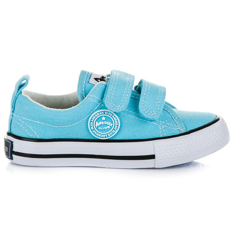 American Club Kék tépőzáras tornacipő