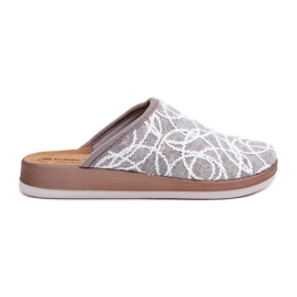 Inblu női fényes papucs CT000028 szürke