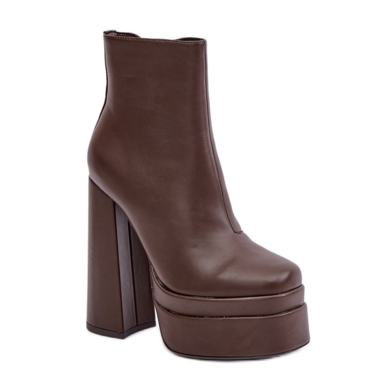 Step in style Selahra JA-26 Csokoládé modell csizma - Lépj stílusosan barna