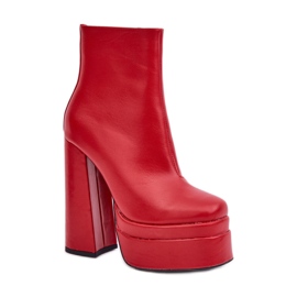 Step in style Bakancs Selahra JA-26 Red - Lépj stílusosan piros