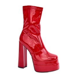 Step in style Csizma Lotisha C-244 Red - Lépjen stílusosan piros