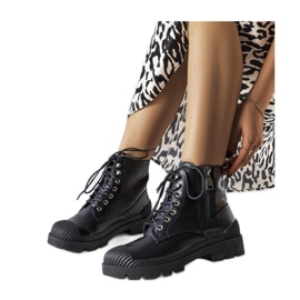 Fekete női igáslovak Shell - Solea