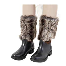 Corrales - Solea fekete bundás csizma