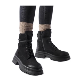 Kopott orrú fekete csizma, Vadnais - Solea