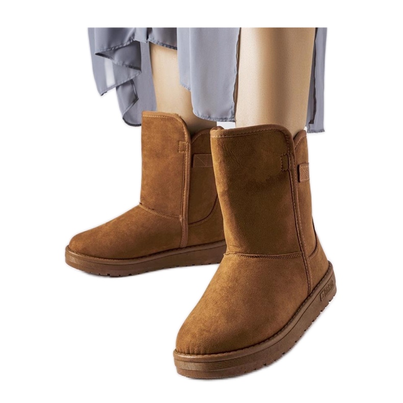 Barna hócsizma Big Star KK274616 - Solea