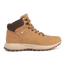 Vico Barna, hőszigetelt téli férfi csizma bézs