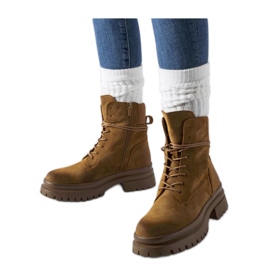 Vadnais - Solea kopott orrú barna csizma