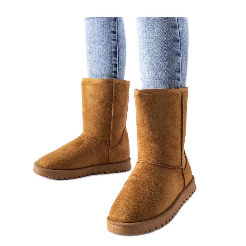 Barna hőszigetelt klasszikus hócsizma Ireneo - Solea