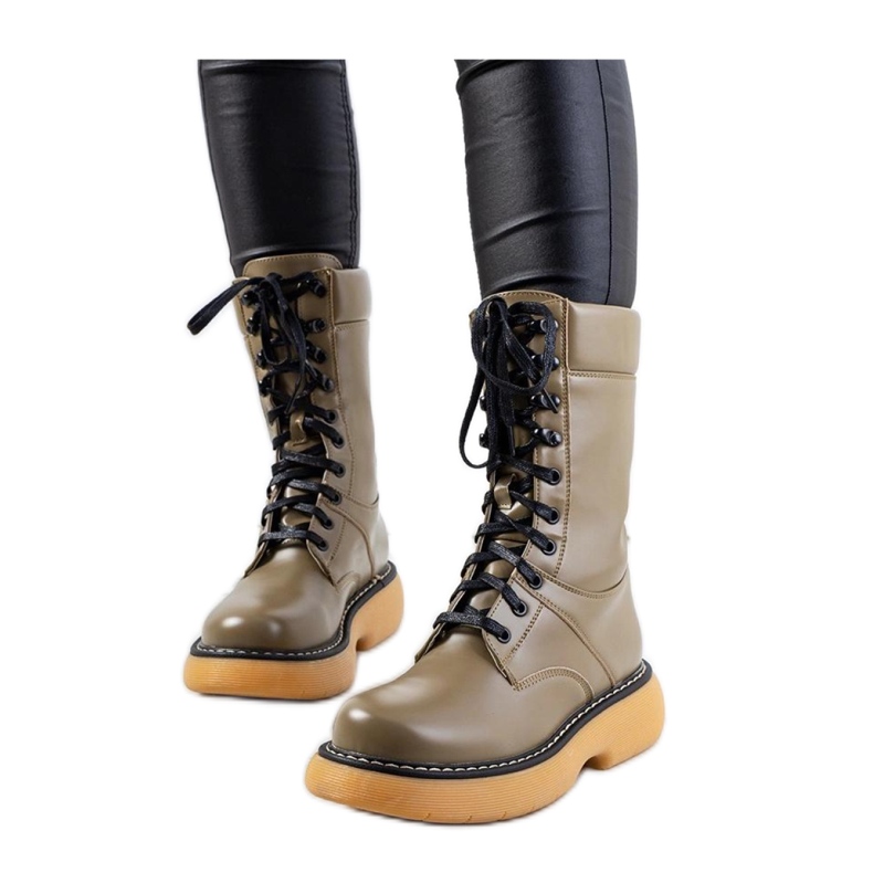 Zöld bovver csizma a Redel - Solea márkától