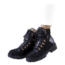 Fekete szigetelt munkáscsizma, Leneo - Solea