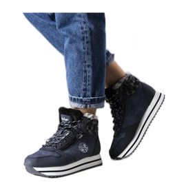 Sötétkék csizma LCJ-22-31-1450L Lee Cooper Sötétkék csizma LCJ-22-31-1450L Lee Cooper