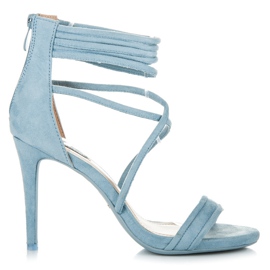Vices Kék szandál magas sarkon Vices Kék szandál magas sarkon