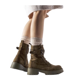 Sötétzöld dekoratív öko-zmsz munkások