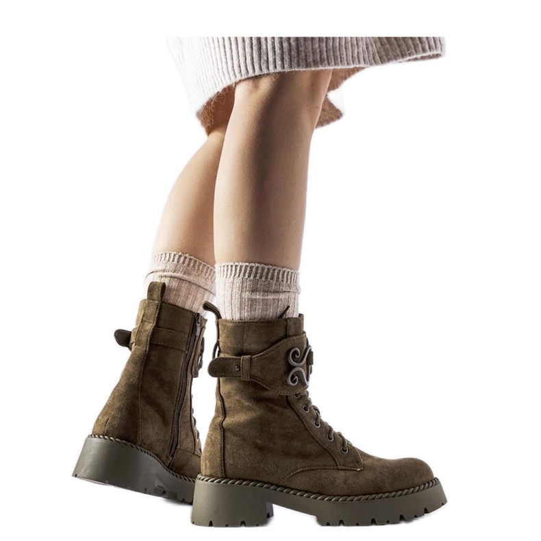 Sötétzöld dekoratív öko-zmsz munkások